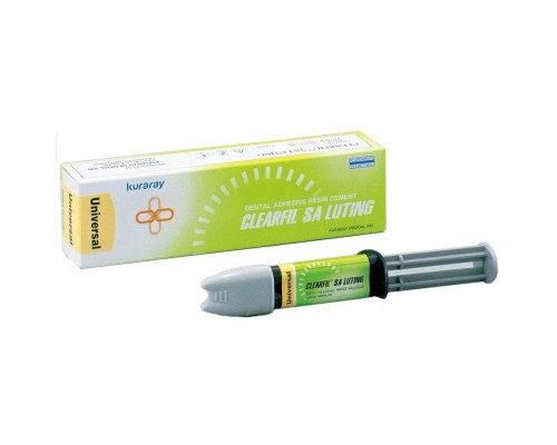 Цемент Clearfil Sa Luting Trial - самоадгезивный двойного отверждения.  Kuraray Noritake Dental Inc. 