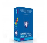 Фиолетовые нитриловые перчатки ( SAFE&CARE ) 200 шт 