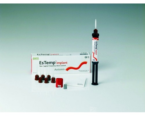 EsTemp Implant (ЭС ТЕМП ИМПЛАНТ) ( 1шприц 8 грамм + 6 смешивающих насадок + полипанель) Spident